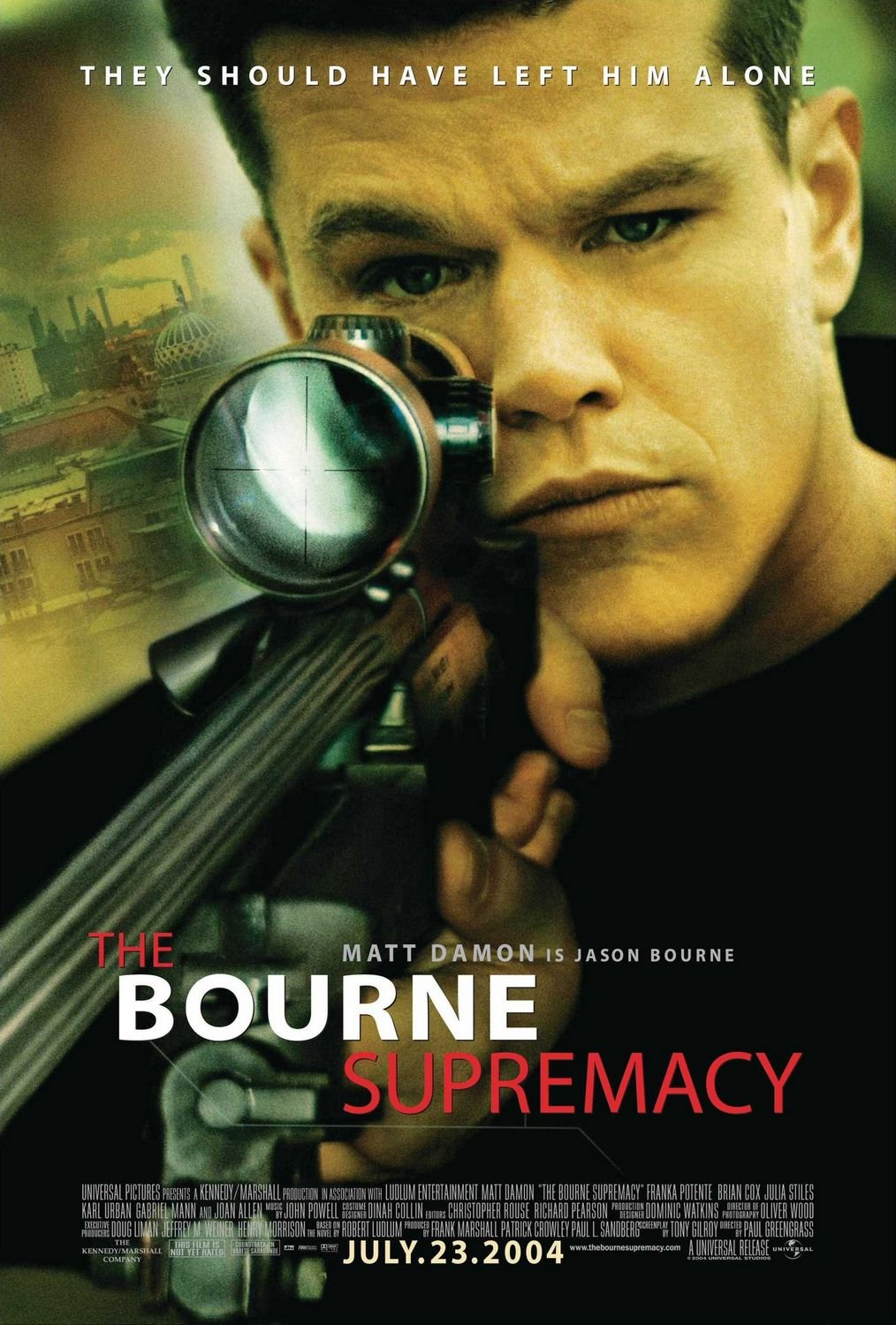 L'affiche du film The Bourne Supremacy