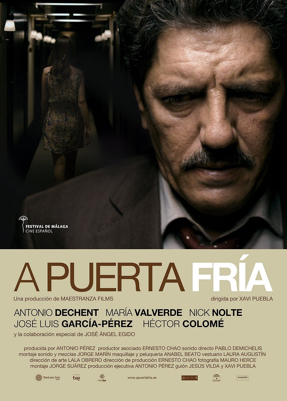 L'affiche originale du film A puerta fría en espagnol