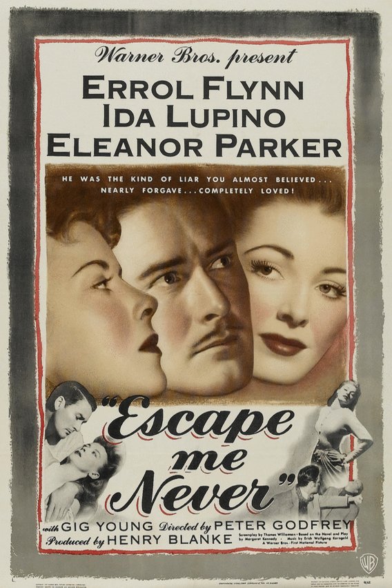 L'affiche du film Escape Me Never