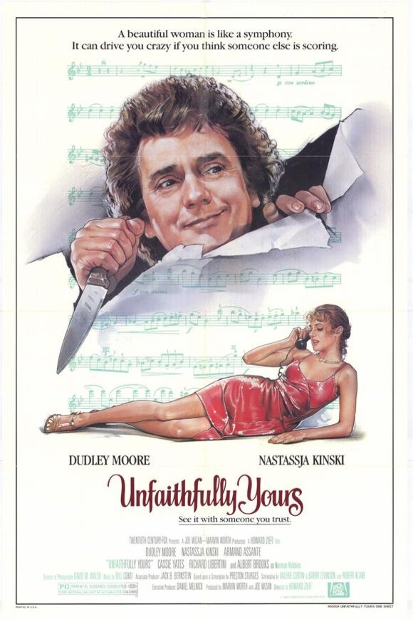 L'affiche du film Unfaithfully Yours