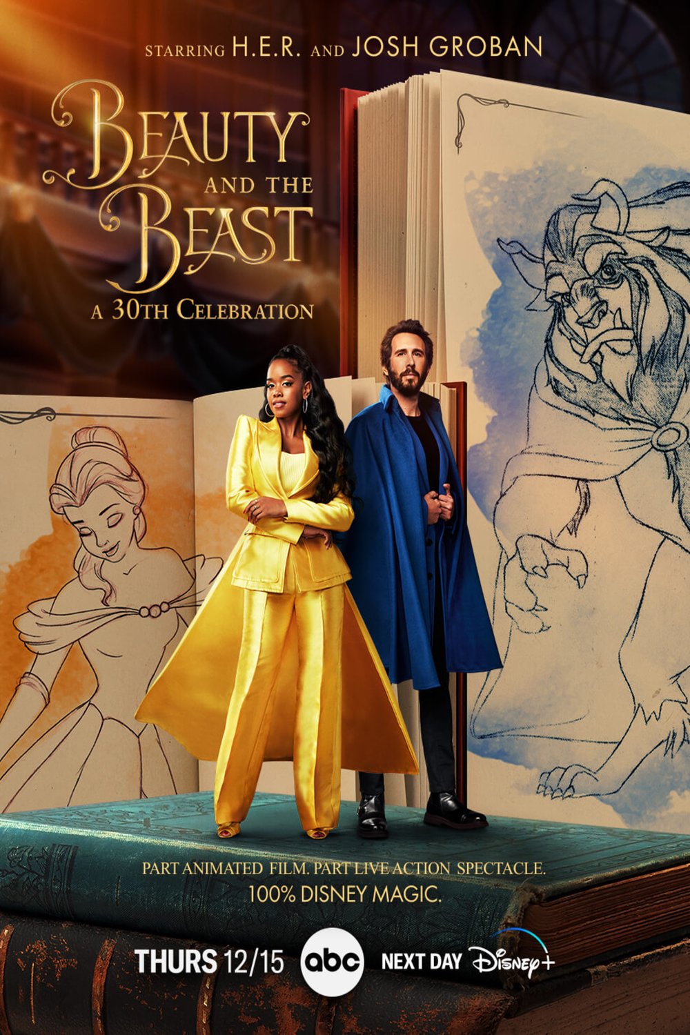 L'affiche du film Beauty and the Beast: A 30th Celebration