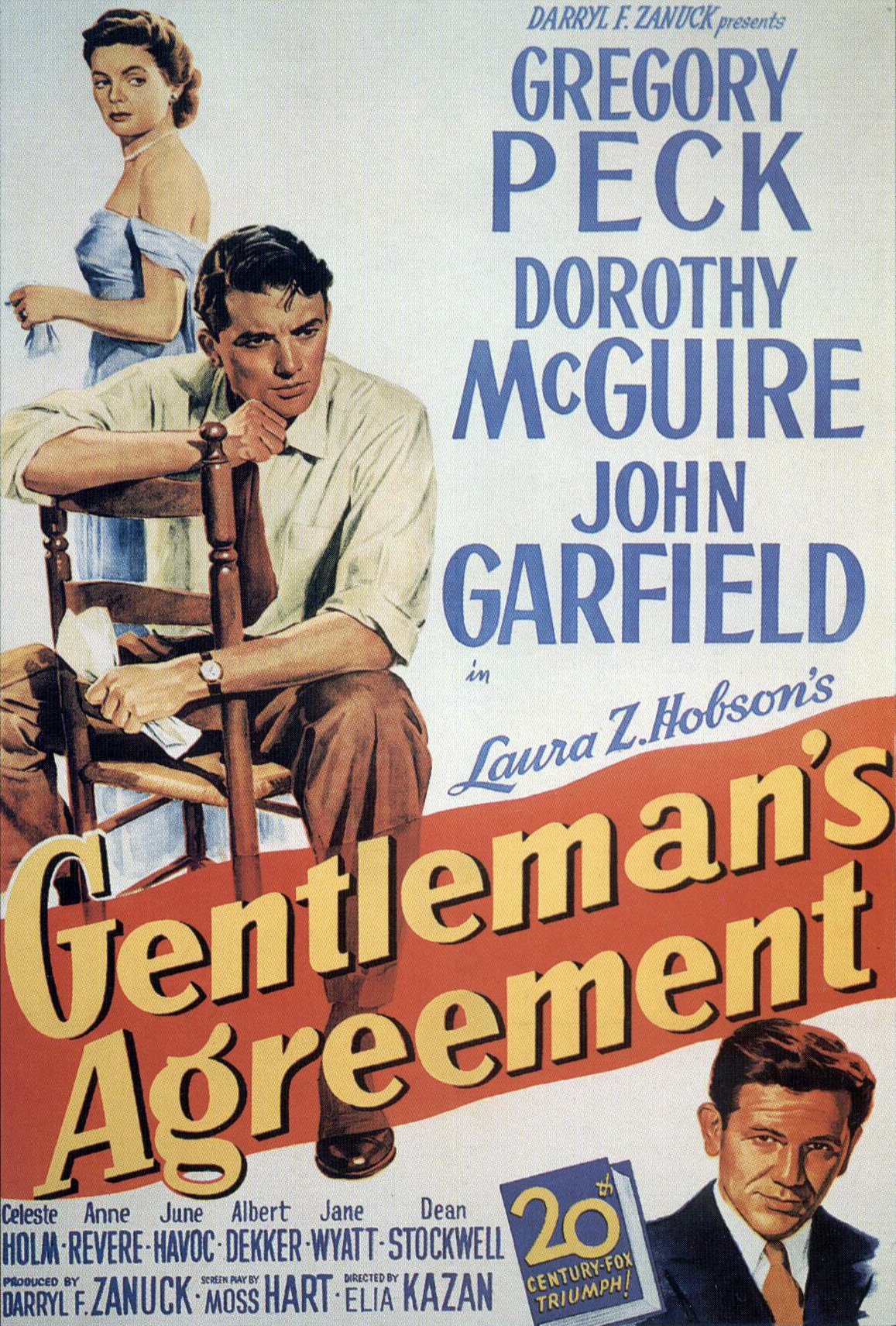 L'affiche du film Gentleman's Agreement