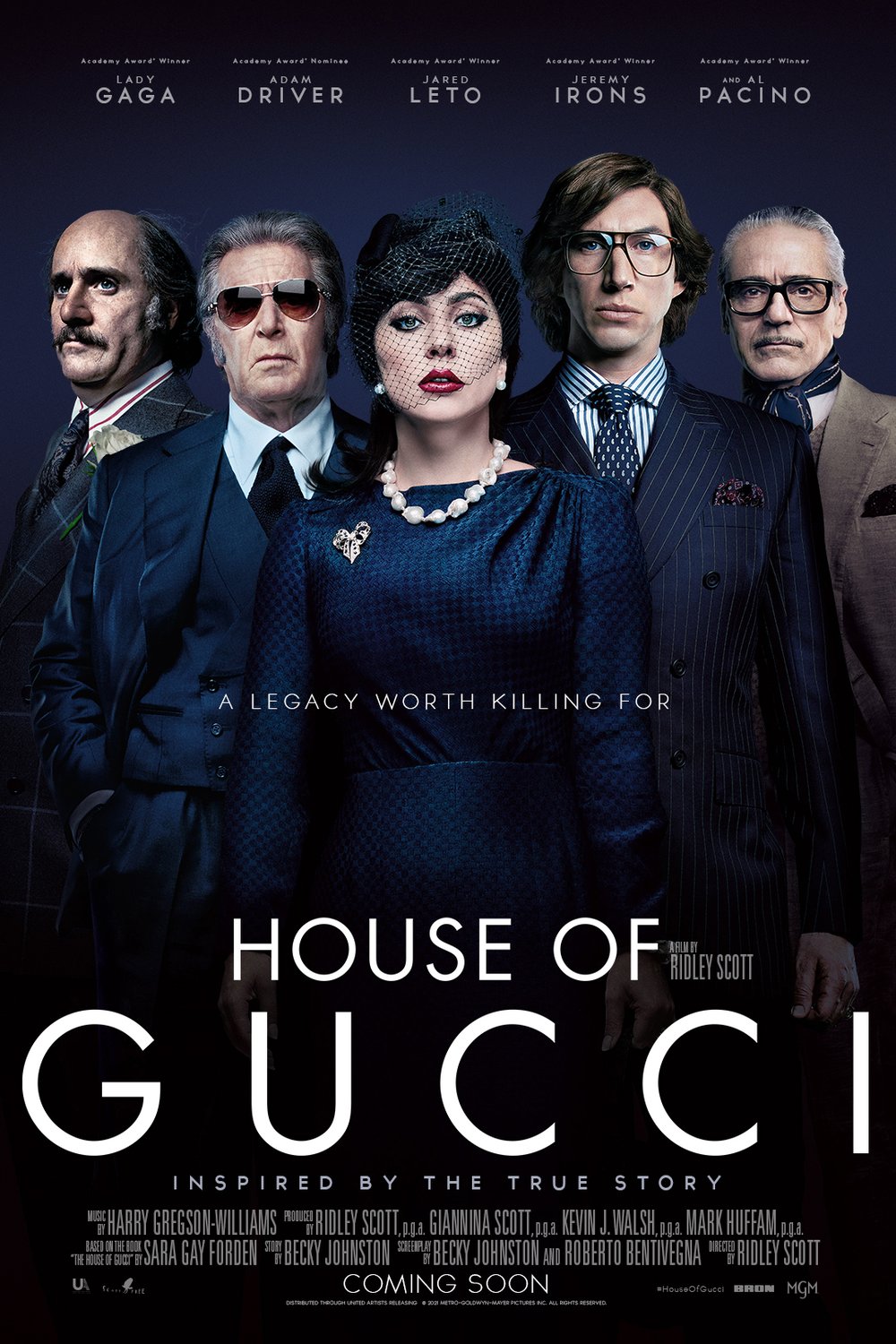 L'affiche du film House of Gucci