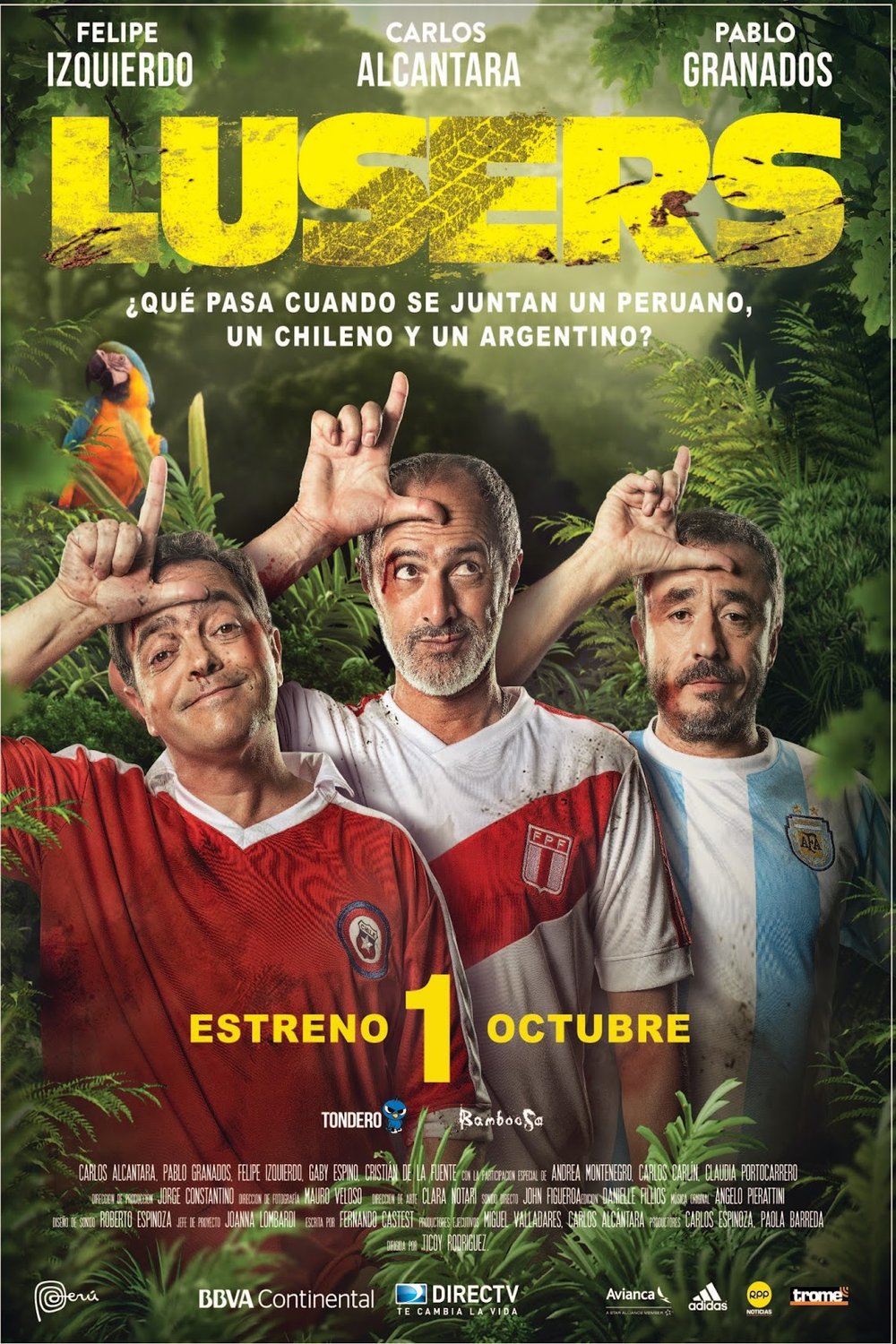 L'affiche originale du film Lusers en espagnol