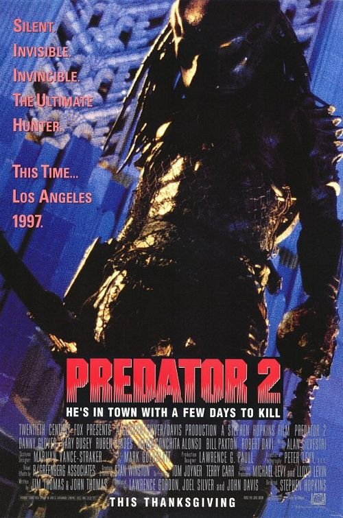 L'affiche du film Predator 2