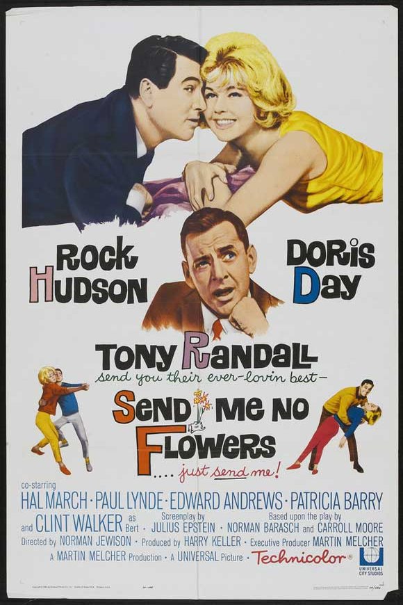L'affiche du film Send Me No Flowers