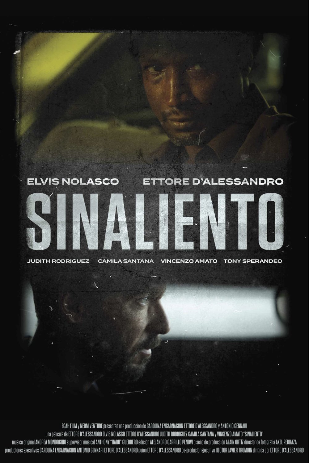 L'affiche originale du film Sinaliento en italien