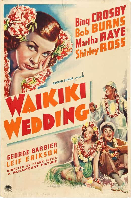 L'affiche du film Waikiki Wedding