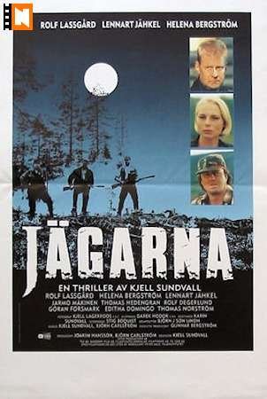 L'affiche originale du film Jägarna en suédois