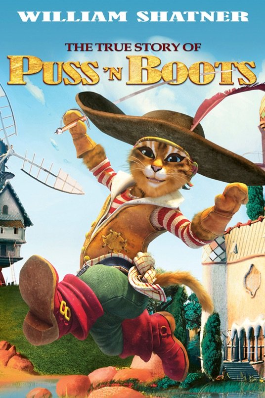 L'affiche du film The True Story of Puss'N Boots