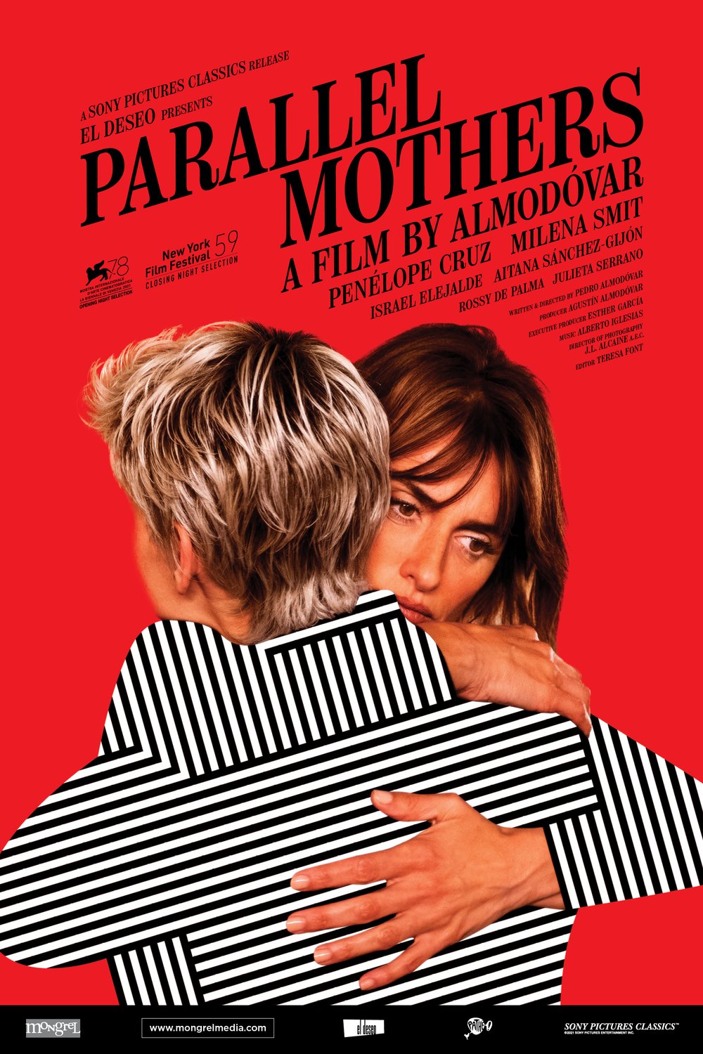 L'affiche du film Parallel Mothers