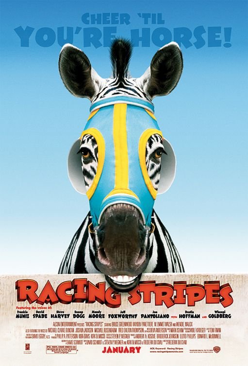 L'affiche du film Racing Stripes