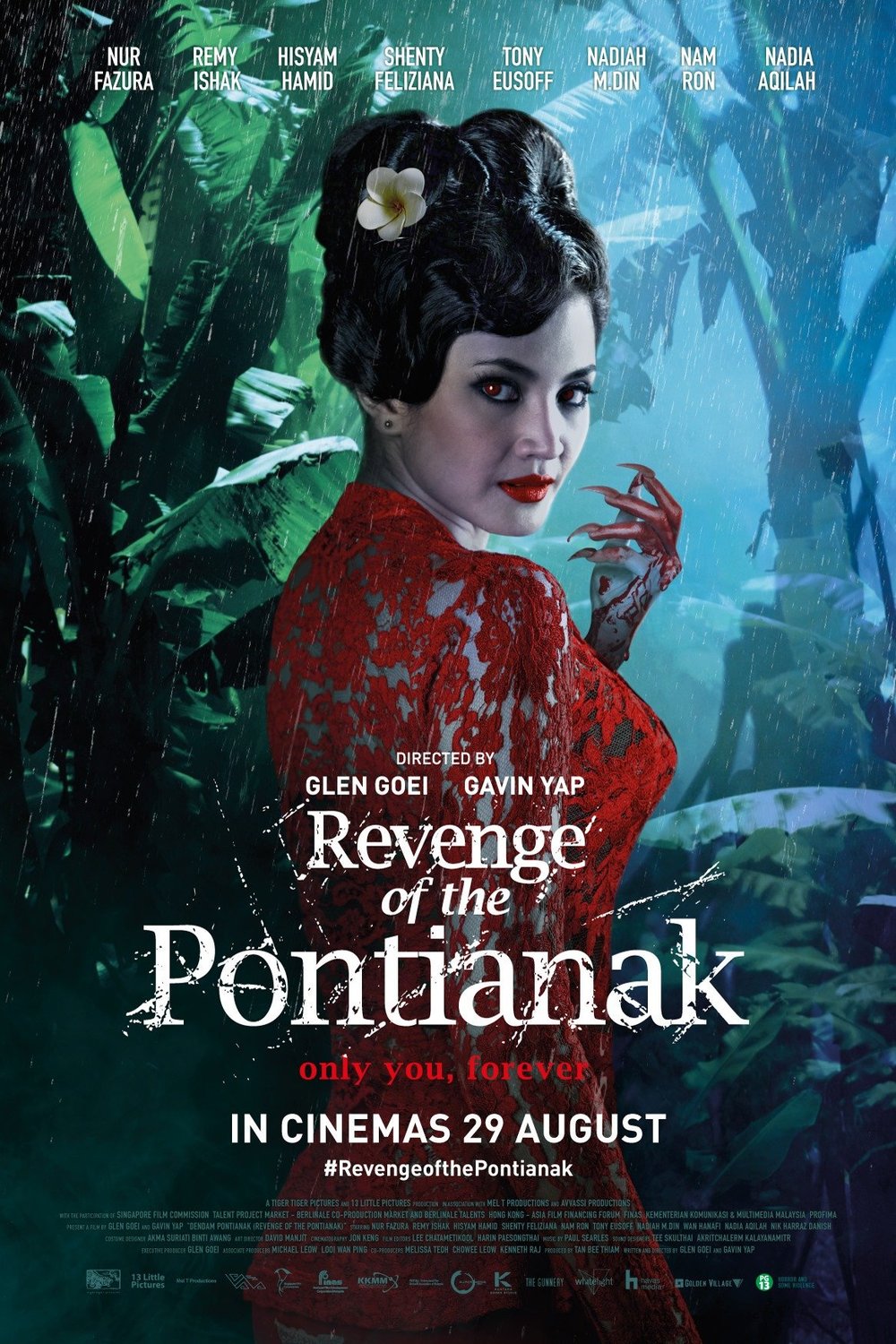 L'affiche originale du film Revenge of the Pontianak en Malais
