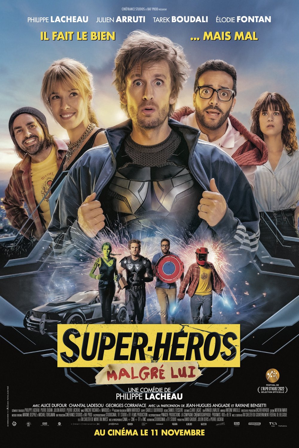 L'affiche du film Super-héros malgré lui