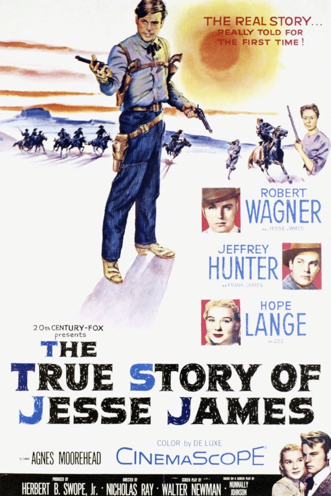 L'affiche du film The True Story of Jesse James