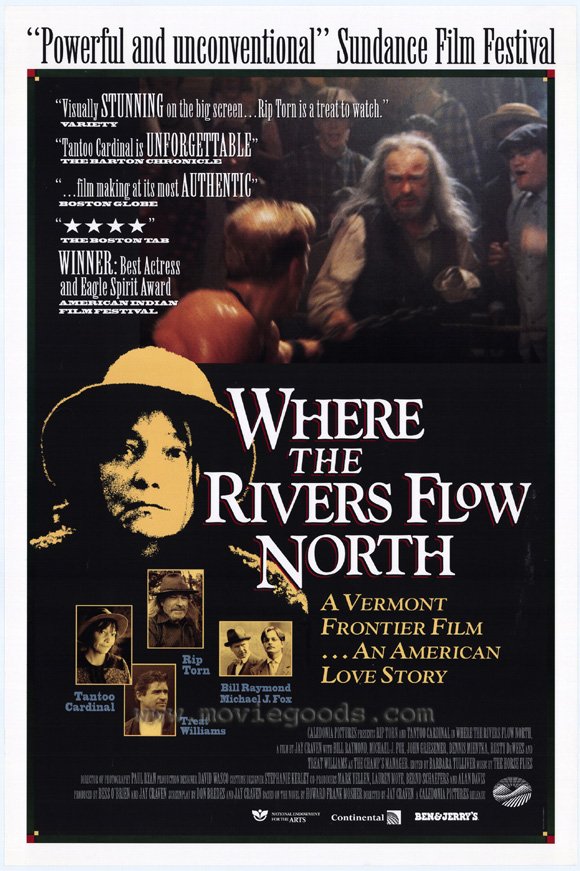 L'affiche du film Where the Rivers Flow North