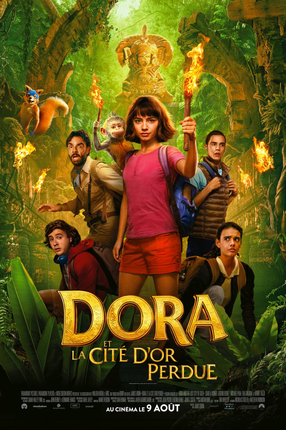 L'affiche du film Dora et la Cité d'or Perdue