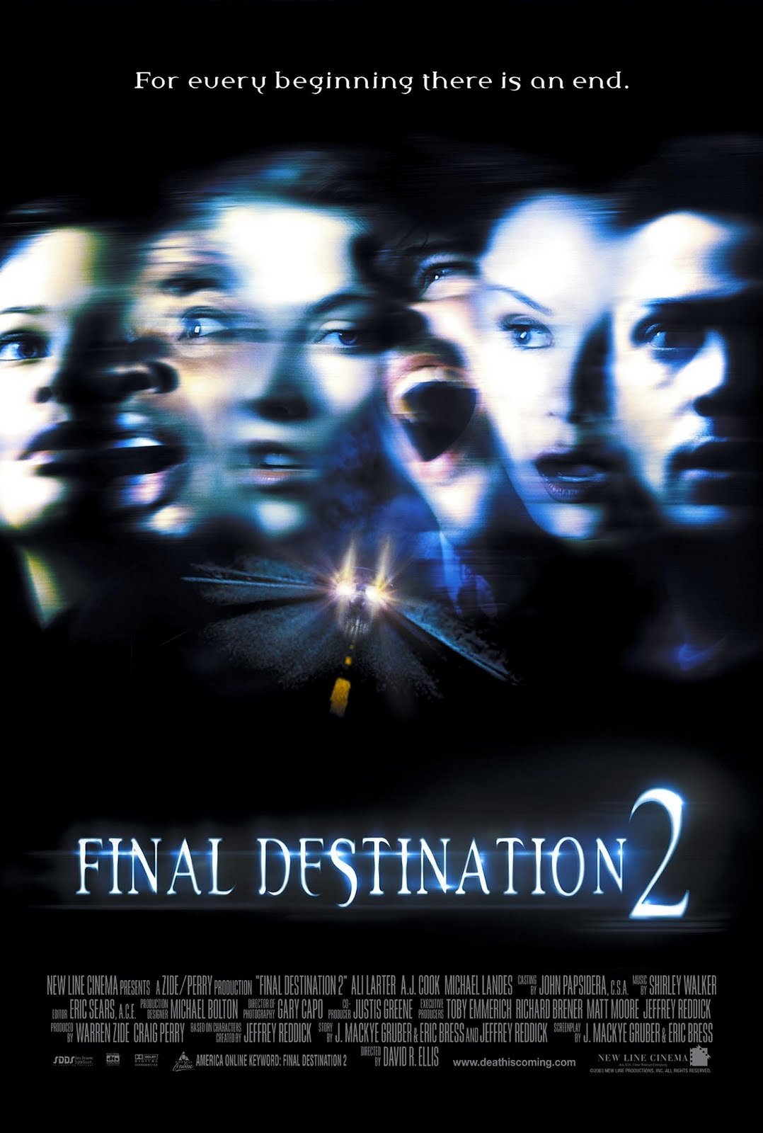 L'affiche du film Final Destination 2
