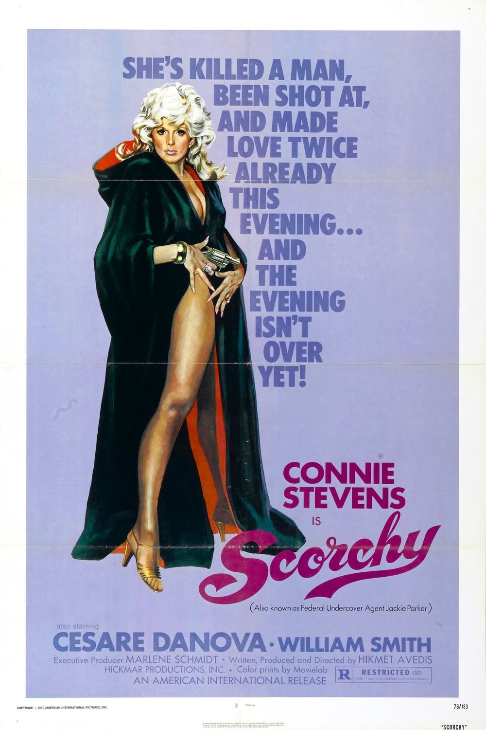 L'affiche du film Scorchy