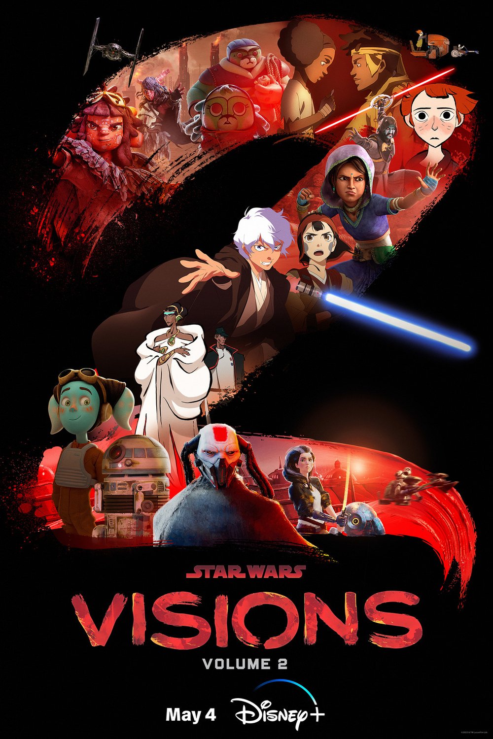 L'affiche du film Star Wars: Visions