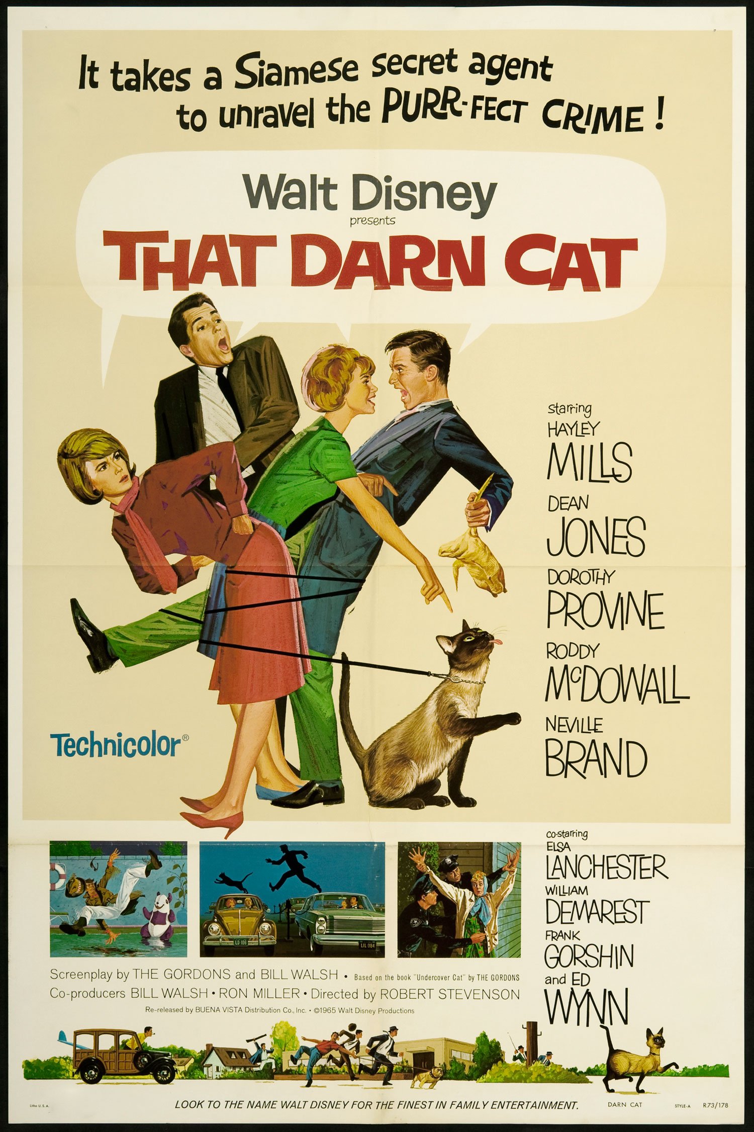 L'affiche du film That Darn Cat!