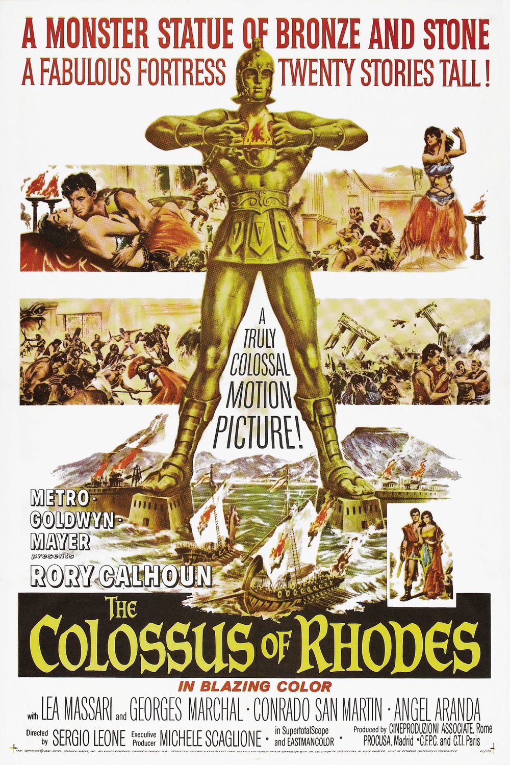 L'affiche du film The Colossus of Rhodes