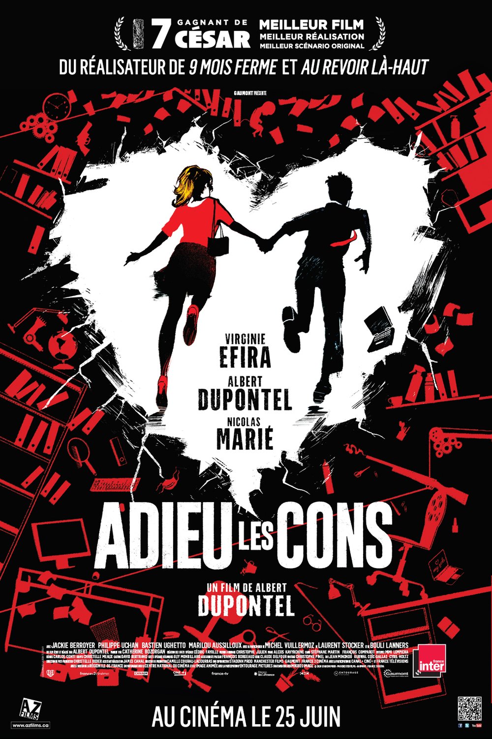 Poster of the movie Adieu les cons