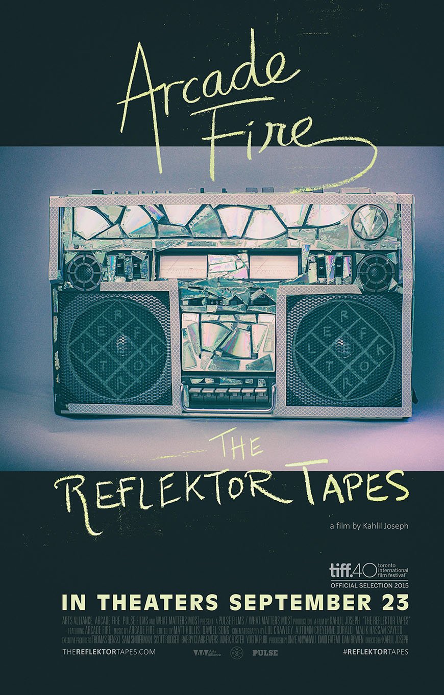 L'affiche du film Arcade Fire: The Reflektor Tapes