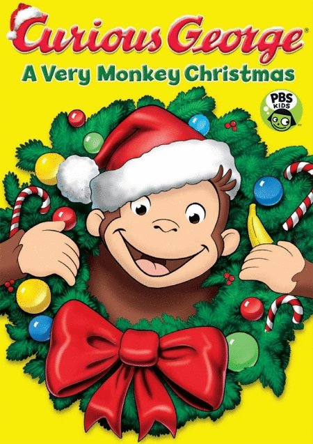 L'affiche du film Curious George: A Very Monkey Christmas