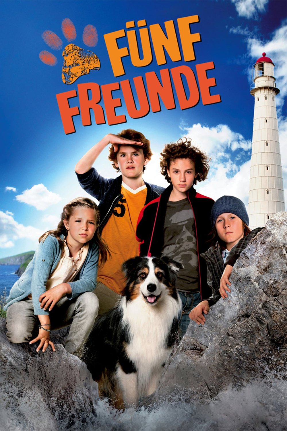 L'affiche originale du film Fünf Freunde en allemand
