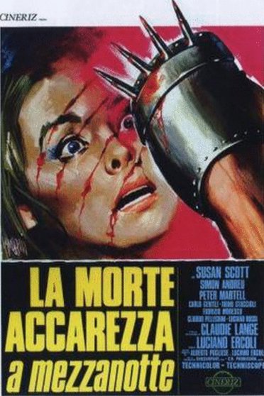 L'affiche originale du film Death Walks at Midnight en italien