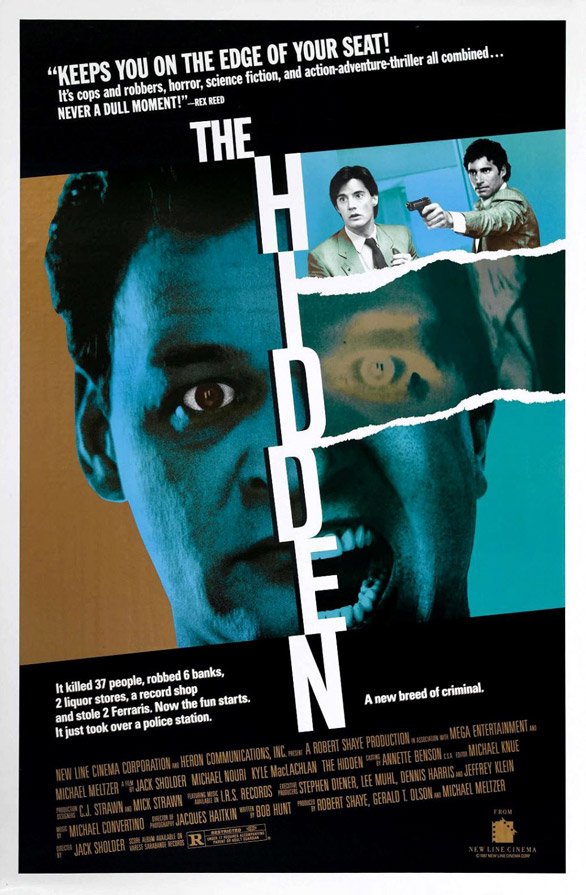L'affiche du film The Hidden
