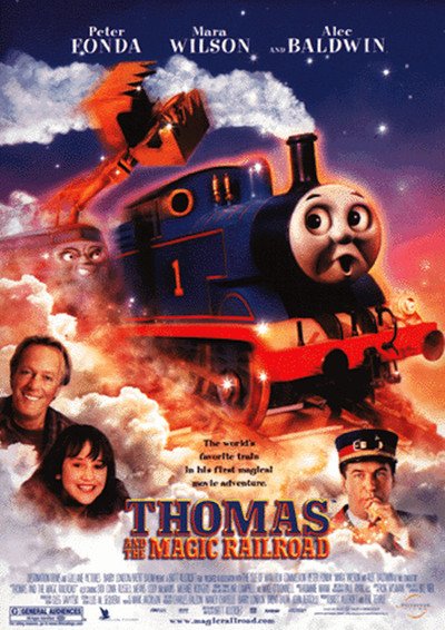 L'affiche du film Thomas et la voie ferrée magique