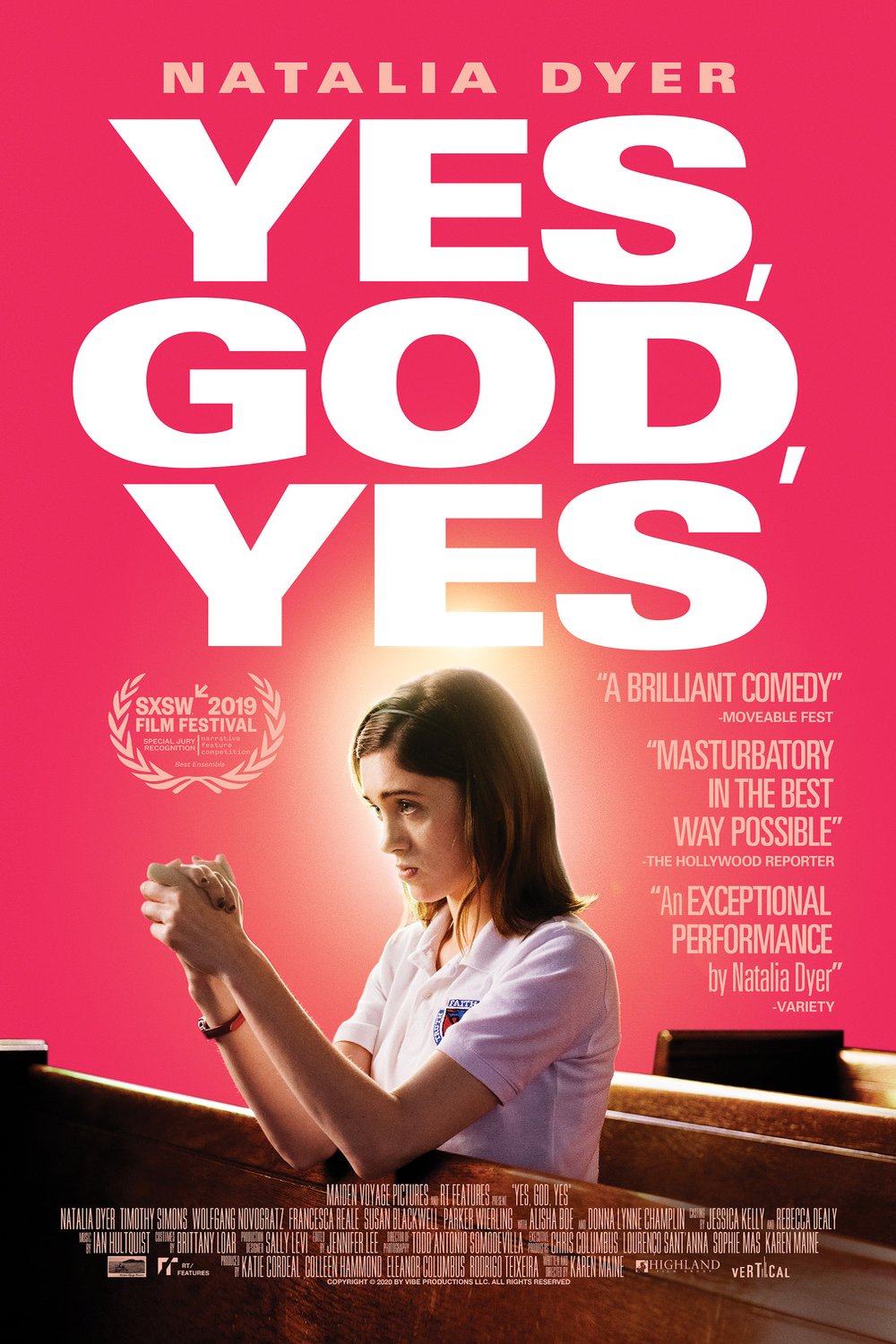 L'affiche du film Yes, God, Yes