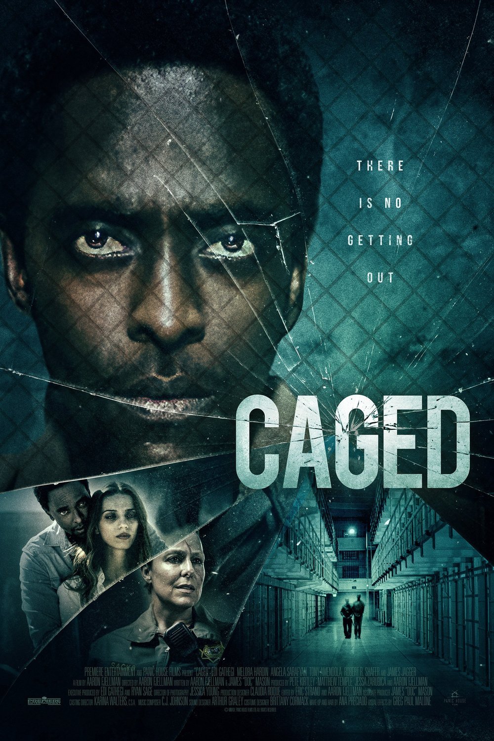 L'affiche du film Caged