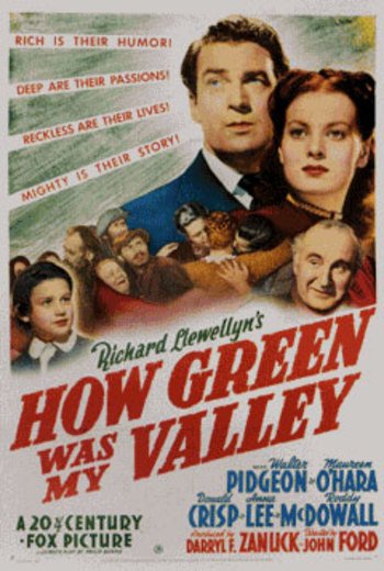 L'affiche du film Qu'elle était verte ma vallée