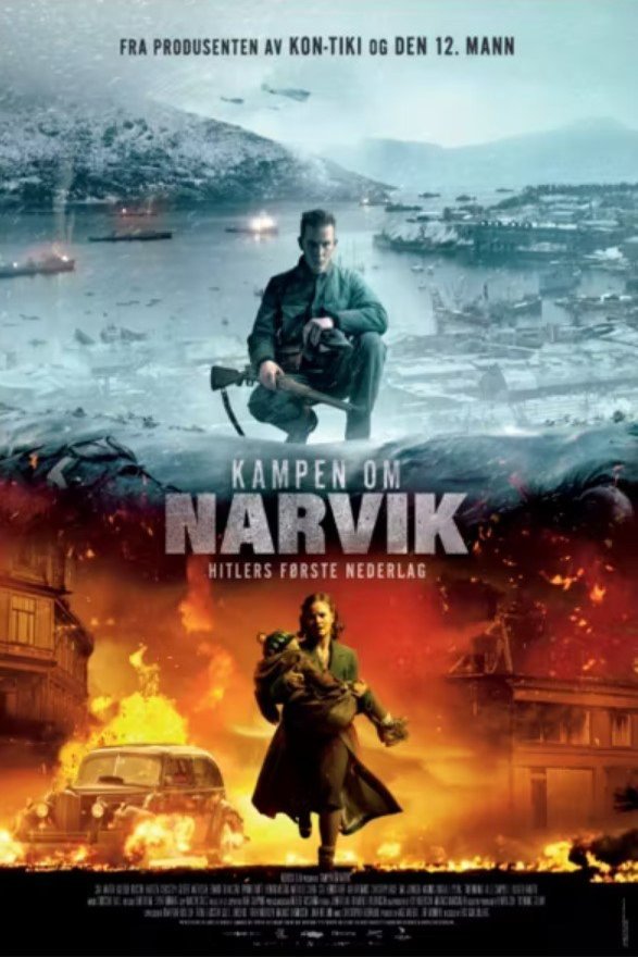 Norwegian poster of the movie Kampen om Narvik