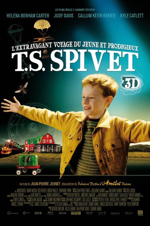 L'affiche du film L'Extravagant Voyage du jeune et prodigieux T. S. Spivet