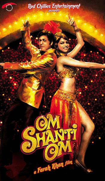 L'affiche originale du film Om Shanti Om en Hindi