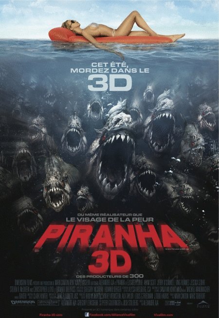 L'affiche du film Piranha 3D v.f.