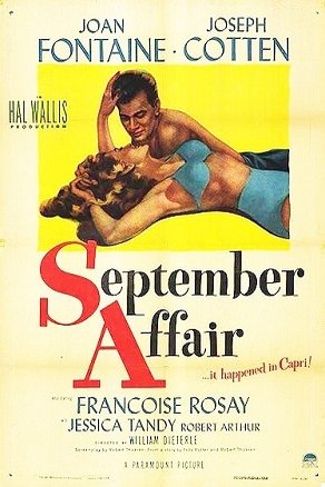 L'affiche du film September Affair