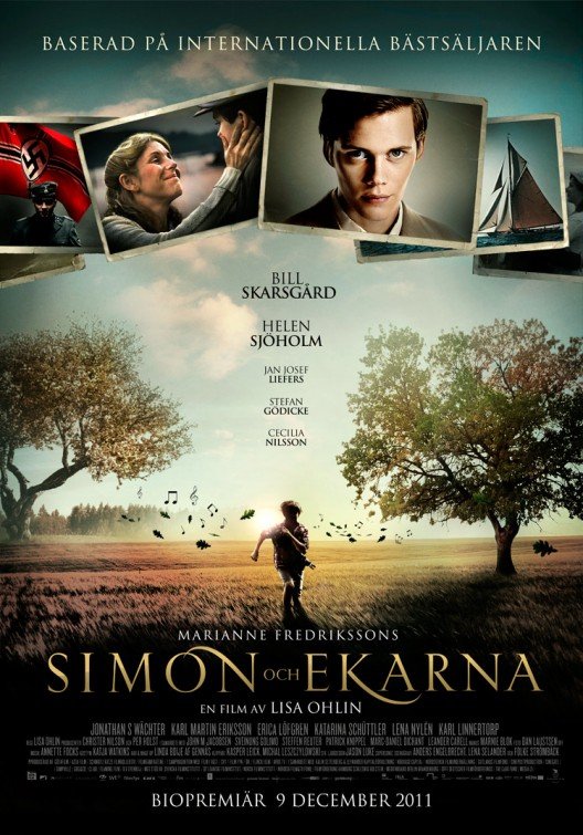 L'affiche originale du film Simon et les chênes en suédois