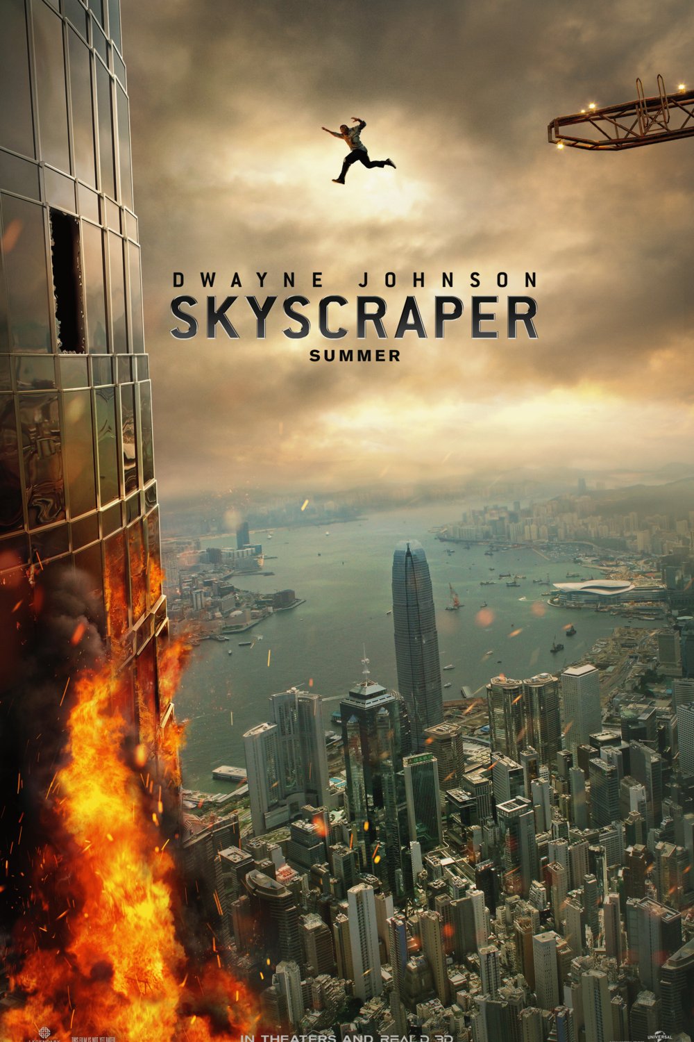 L'affiche du film Skyscraper