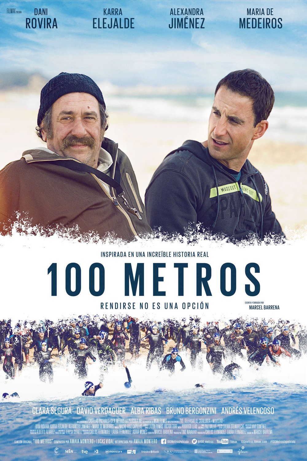 Spanish poster of the movie 100 Meters