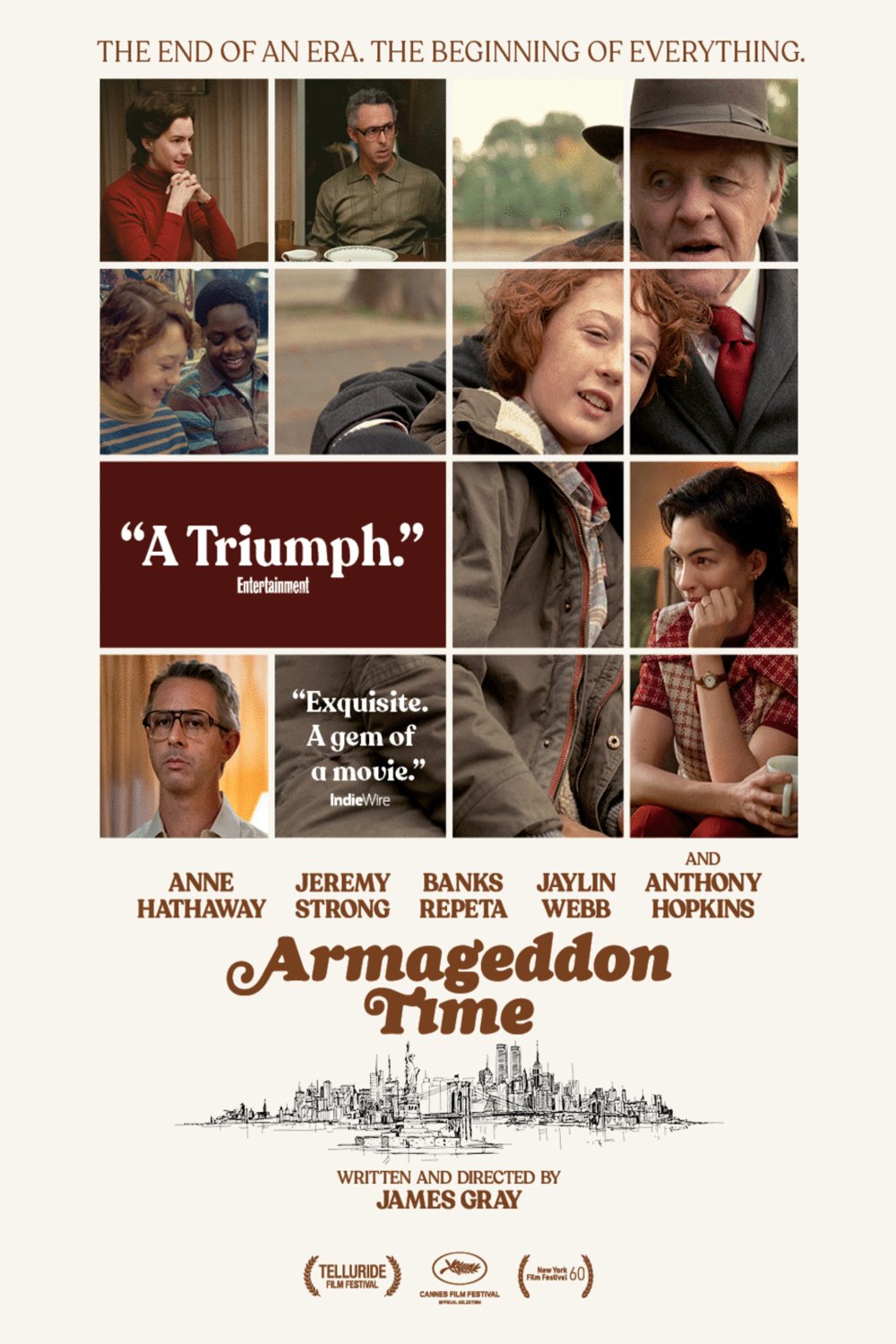 L'affiche du film Armageddon Time