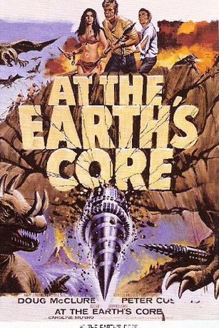 L'affiche du film At the Earth's Core