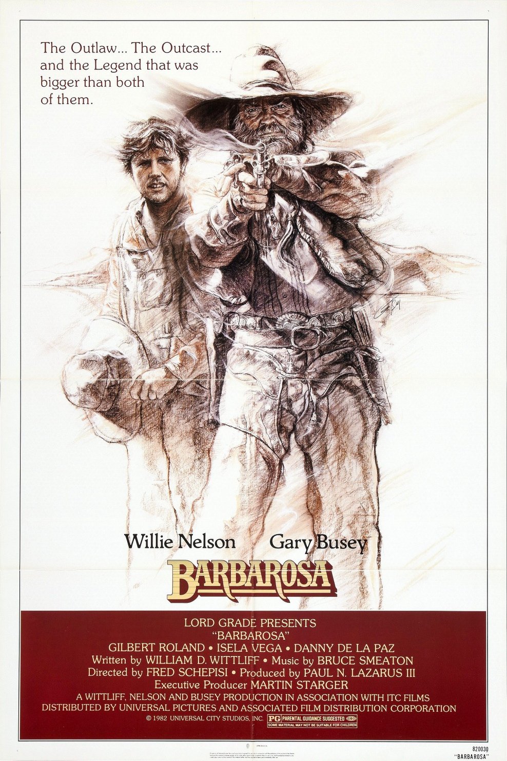 L'affiche du film Barbarosa