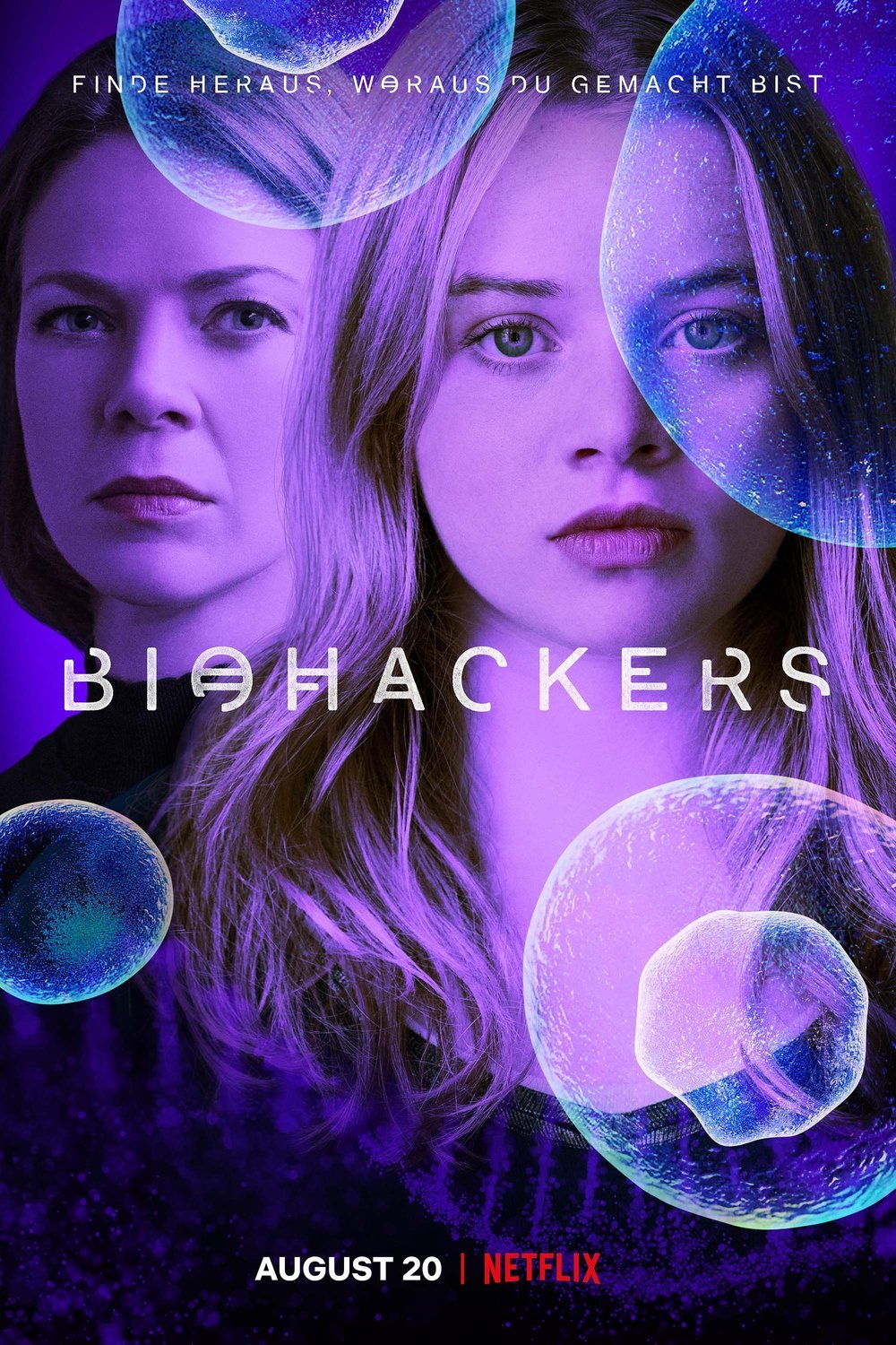 L'affiche originale du film Biohackers en allemand