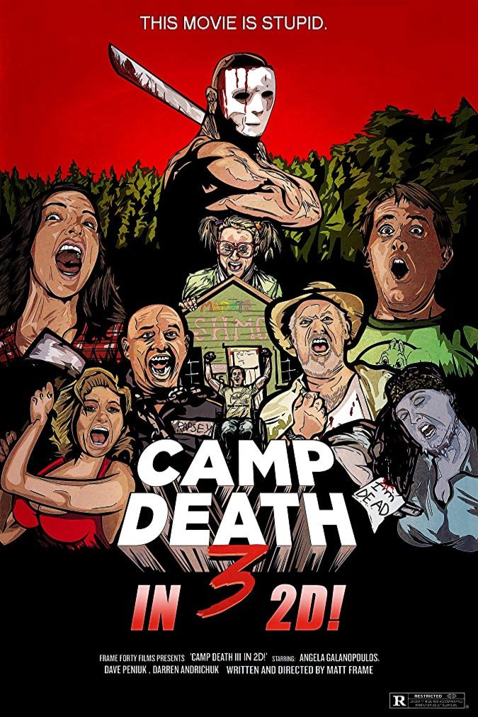L'affiche du film Camp Death IIIin 2D!