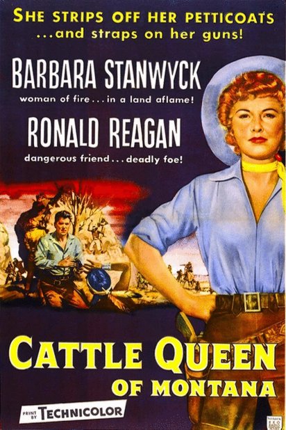 L'affiche du film Cattle Queen of Montana